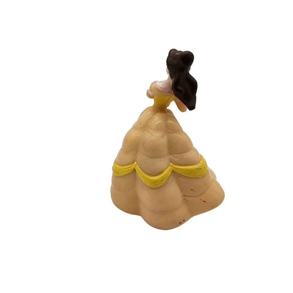 Disney Princess DecoPac Figures Lot Belle Cinderella Aurora Cake Toppers 2.5in